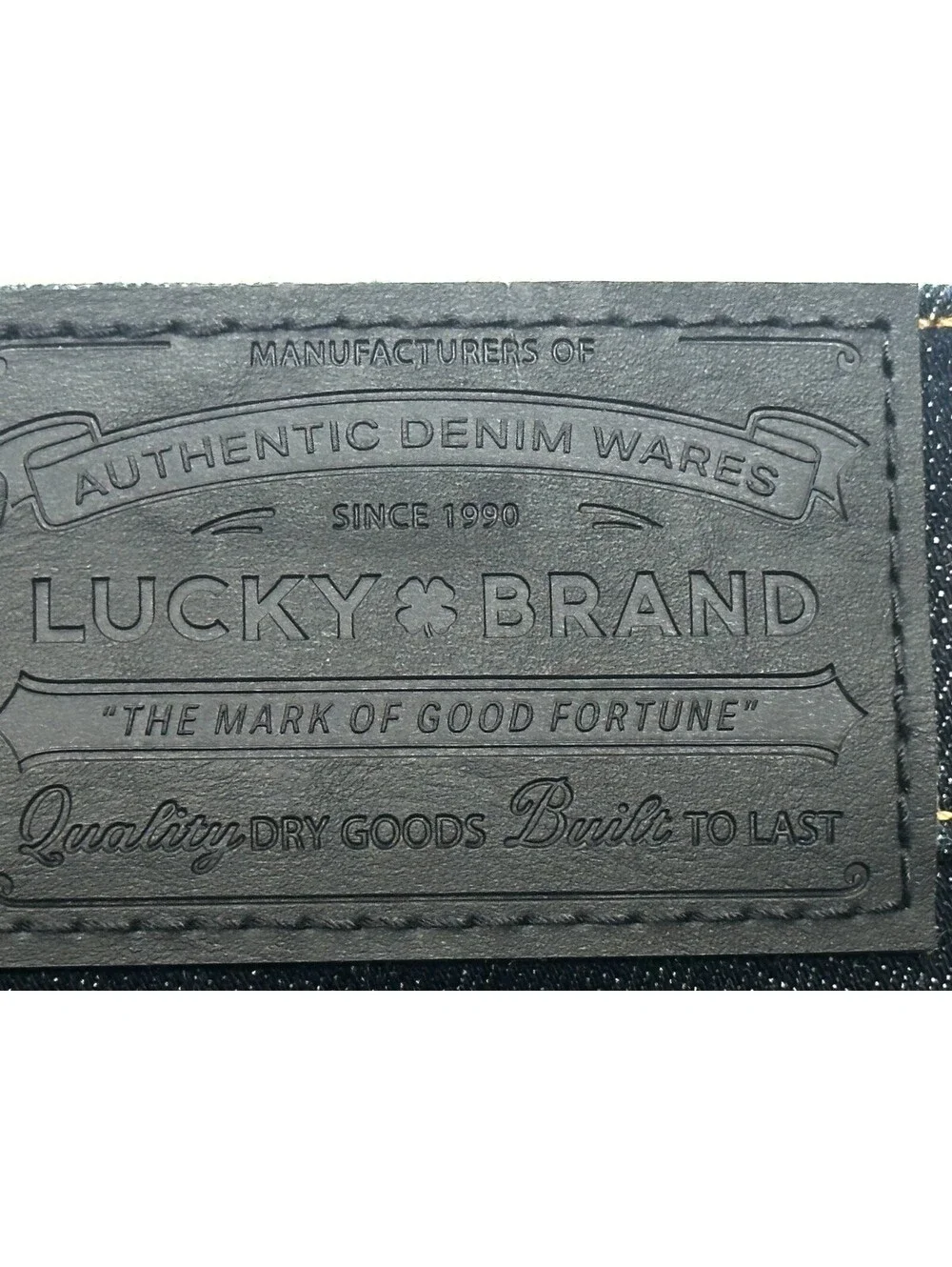 Lucky Brand Flat Front Straight Denim Jeans Mens 32/30